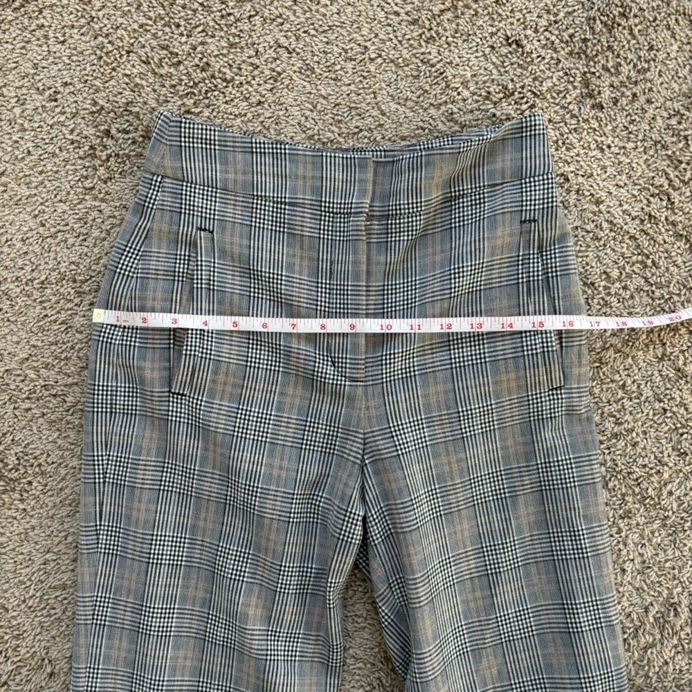 Aritzia Little Moon Malva Plaid Check Wide Pants - Picture 7 of 11